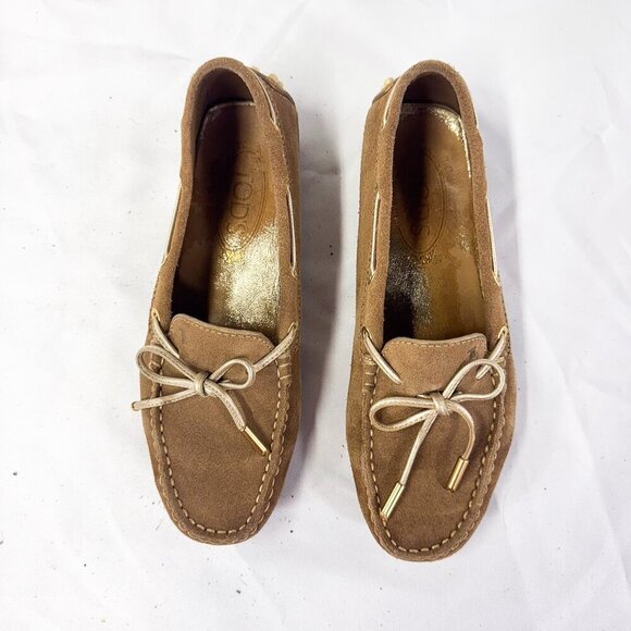 TODS PENNY LOAFER SHOES SIZE 35.5 - Picture 3 of 7